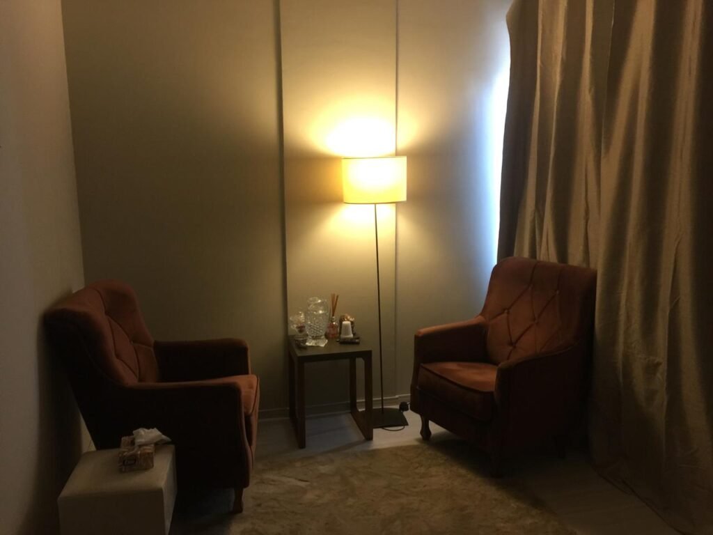 Sala de atendimento do consultório